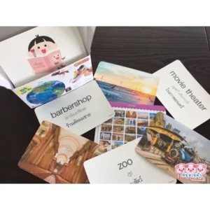 แฟลชการ์ดกล่องม่วง ม่วง level 2 - แฟลชการ์ด flash card