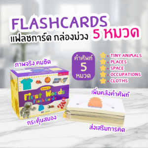 แฟลชการ์ดกล่องม่วง ม่วง level 2 - แฟลชการ์ด flash card
